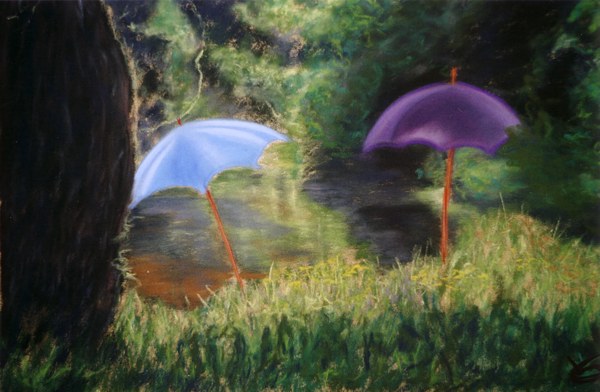 080 Les ombrelles (40x50).jpg - Ombrel (50x40 cm)